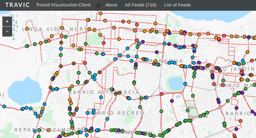 Managua GTFS in TRAVIC